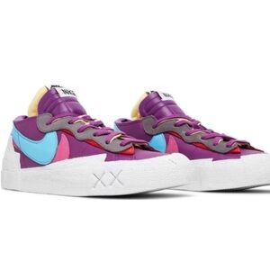 Nike KAWS x sacai x Blazer Low 'Purple Dusk' Size 5
